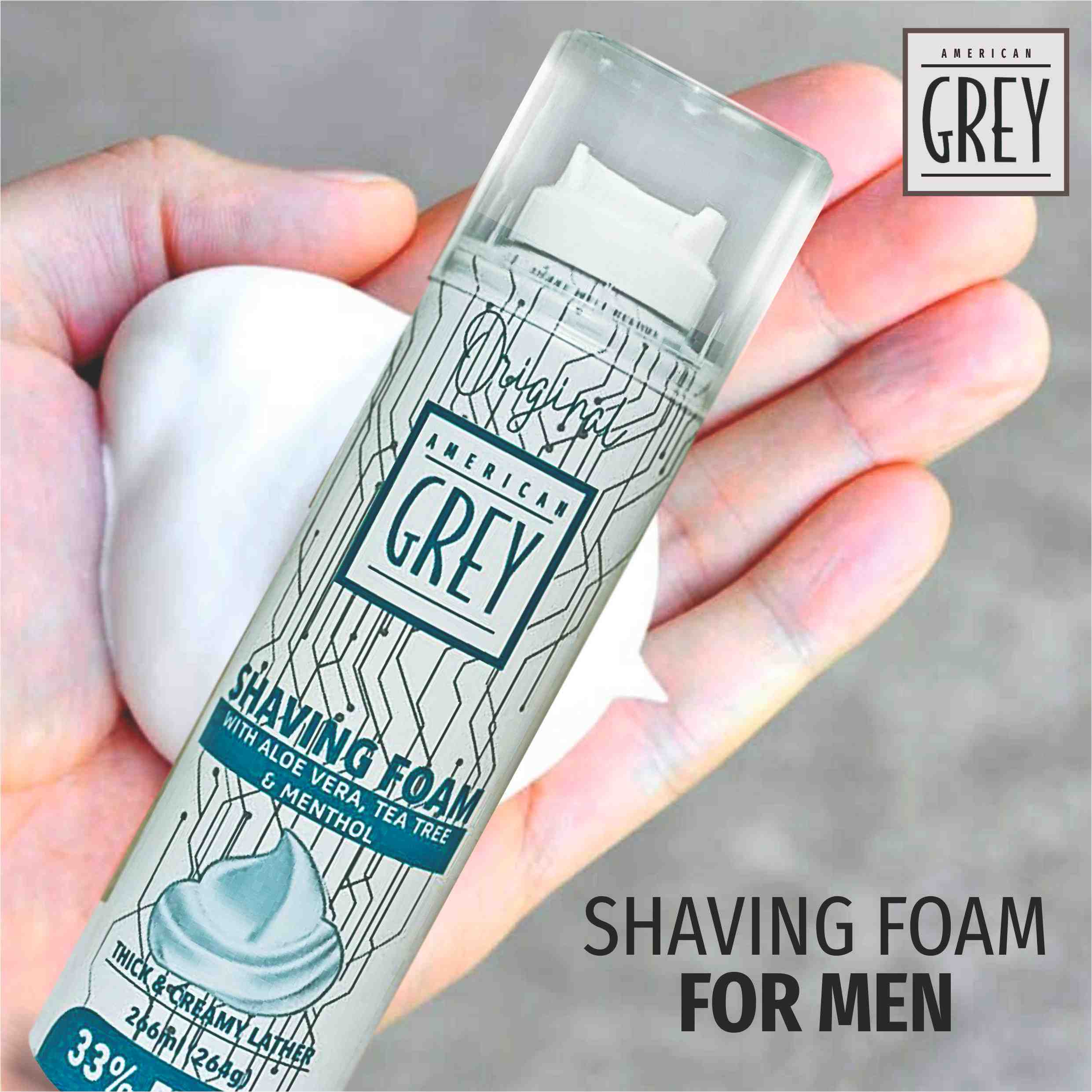 best shaving foam for men- american grey